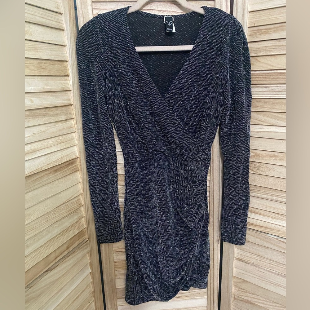 Windsor black glitter dress, size Medium